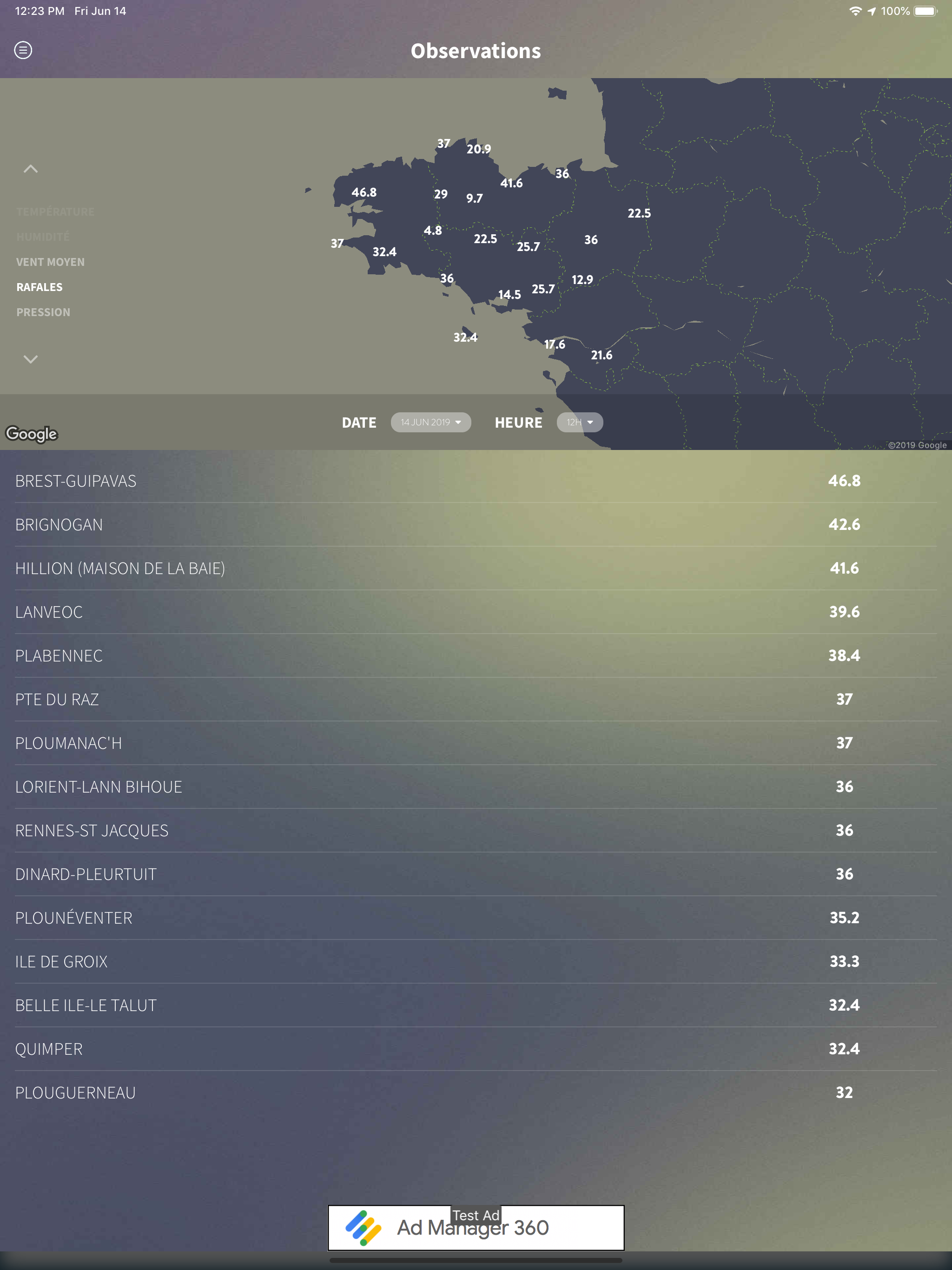Météo Bretagne screenshot 11