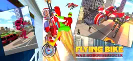 Game screenshot Flying Bike War Robot Shooter hack