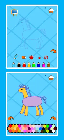 Game screenshot Aprenda a pintar animais apk