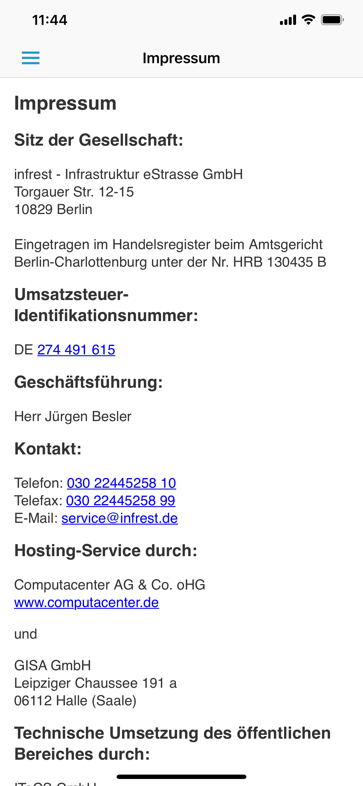 BaustellenInformationsSystem