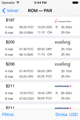 Cheap Airline Tickets Finder screenshot 2