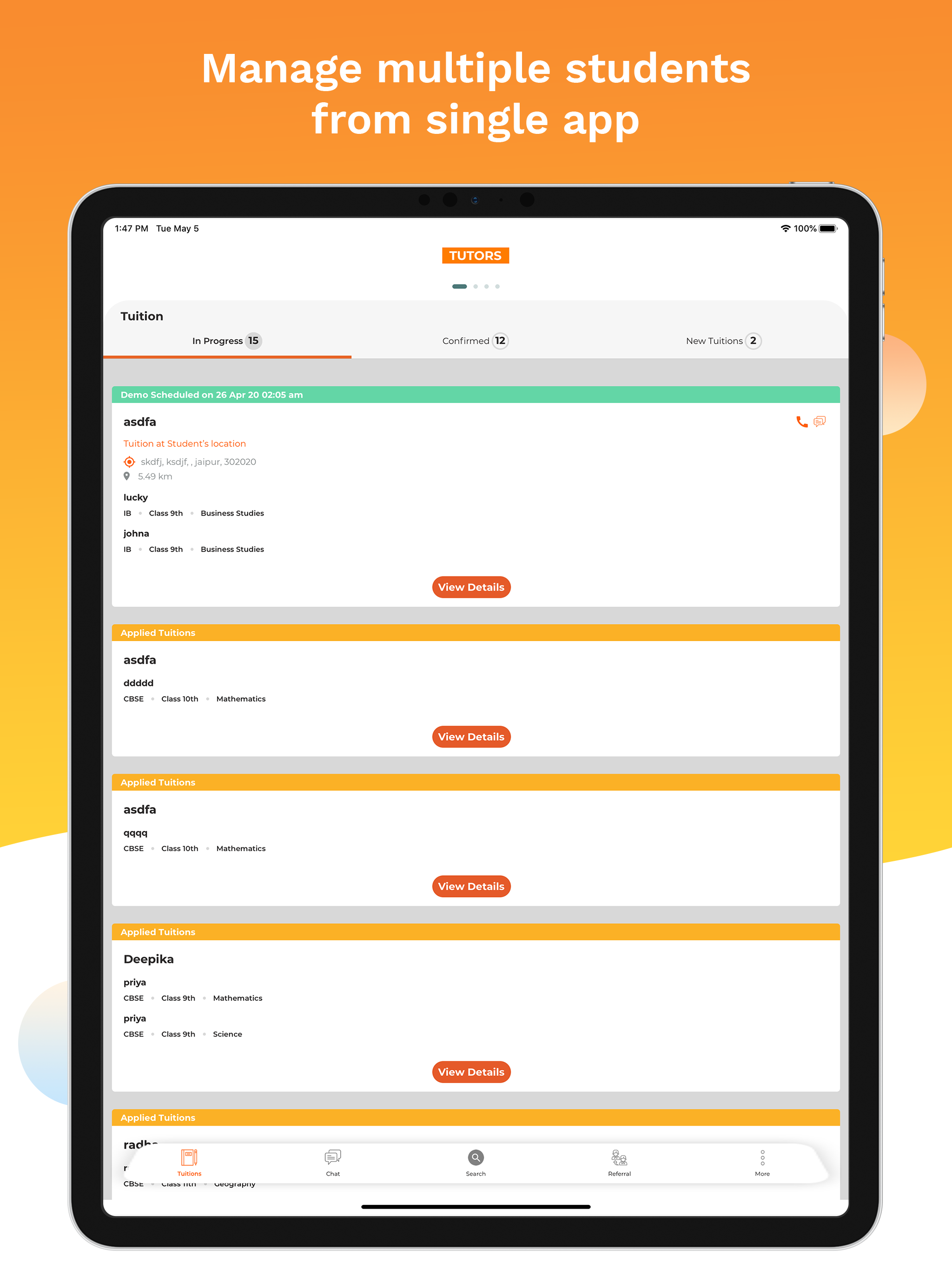 OTOO Tutor