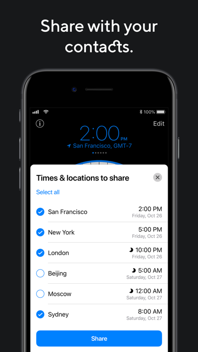 Screenshot #3 pour World Clock Pro: Convert Time