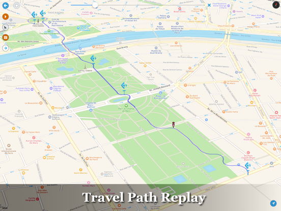MapWalker : Route Planner iPad app afbeelding 4