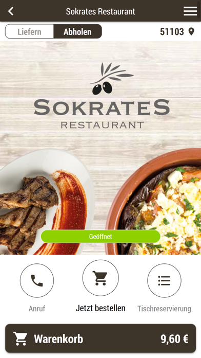 Screenshot #1 pour Sokrates Restaurant