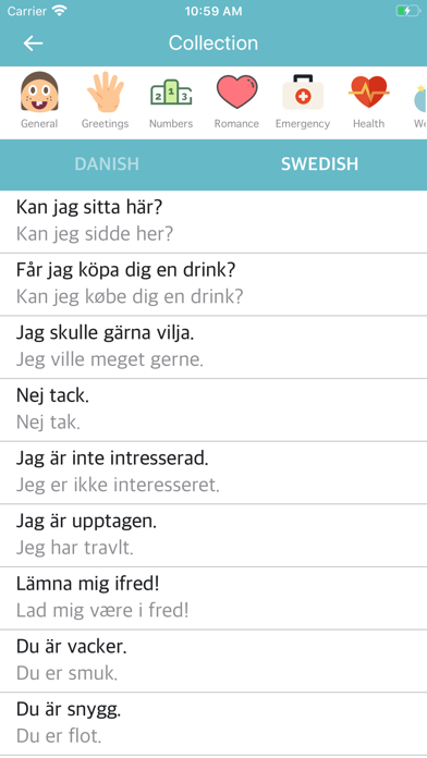 Screenshot #2 pour Danish-Swedish Dictionary
