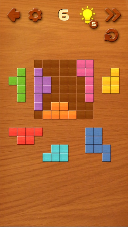 Wooden Block Puzzle match