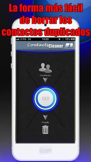 Captura de pantalla de Contacts Cleaner Pro en iPhone 2