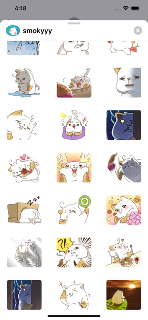 Smokey cat sticker(圖2)-速報App