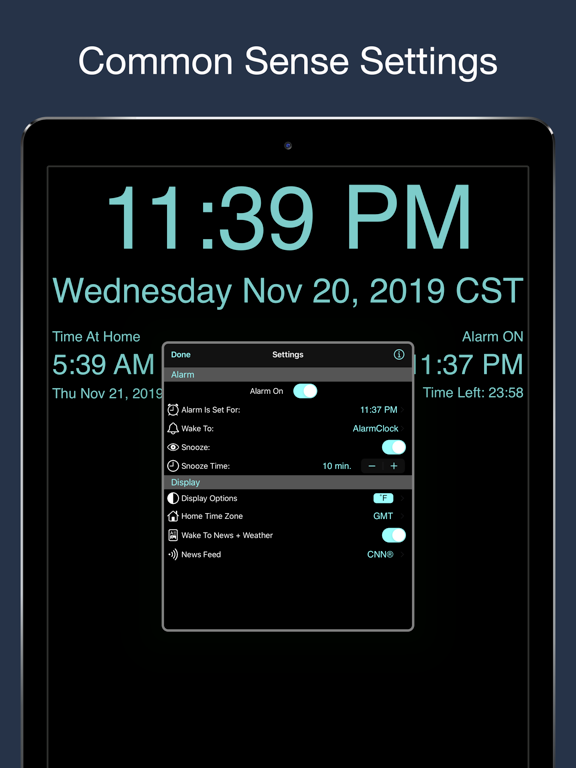 Travel Clock Pro iPad screenshot 4 - Travel app
