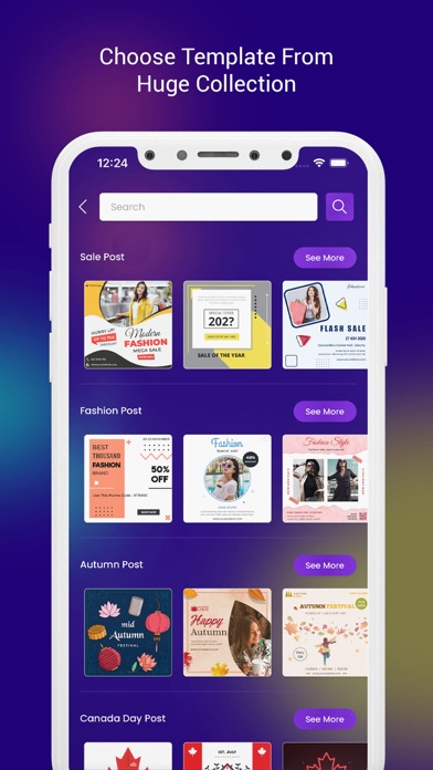 Social Media Post Maker - Ads Screenshot
