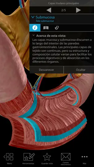 Captura de pantalla de Fisiología & Patología en iPhone 6