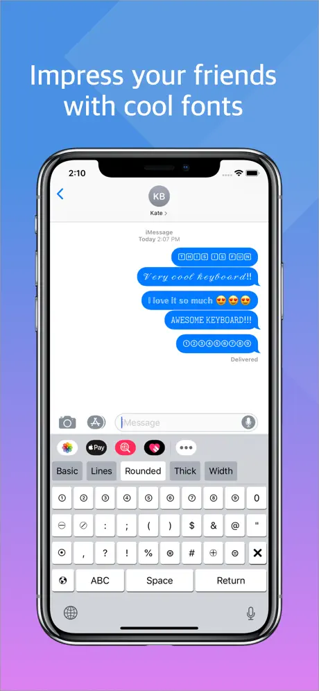 Awesome Fonts Keyboard