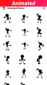 Animated Dancing Stickers Pack screenshot