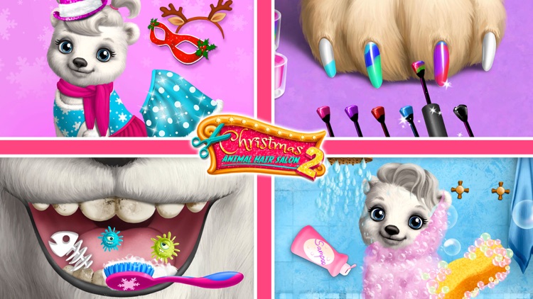 Christmas Animal Hair Salon 2 screenshot-3
