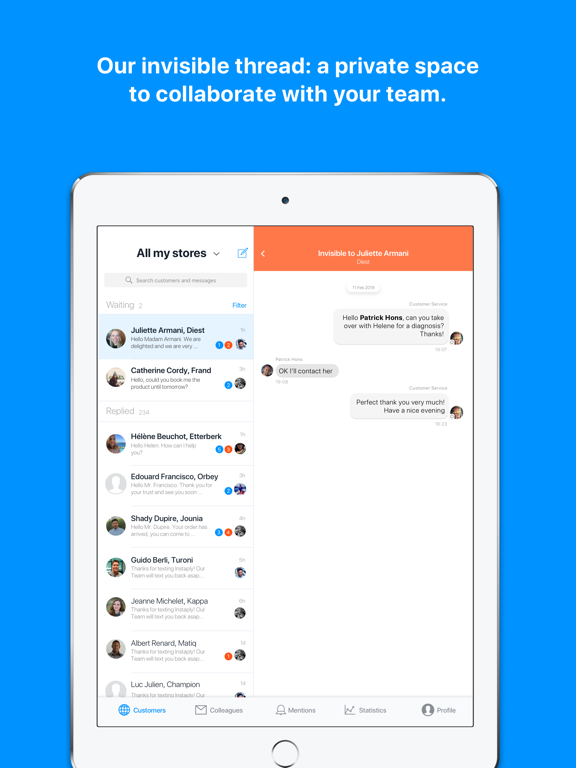 Instaply iPad screenshot 4 - Business app