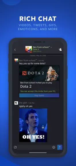 Game screenshot Steam Chat apk