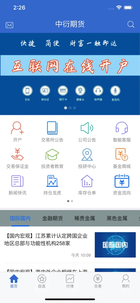 中衍期货