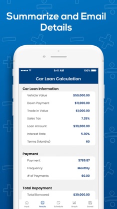 Car Loan Calculator Plus screenshot 2