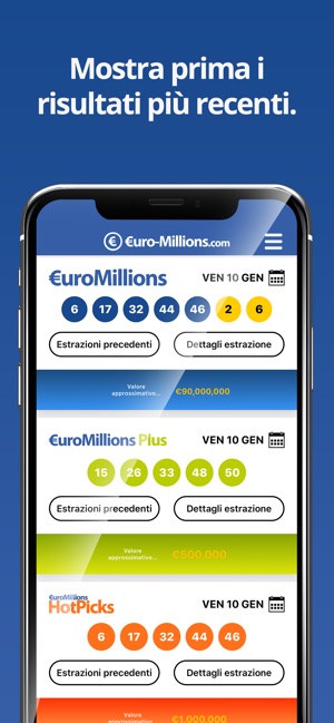 EuroMillions su App Store
