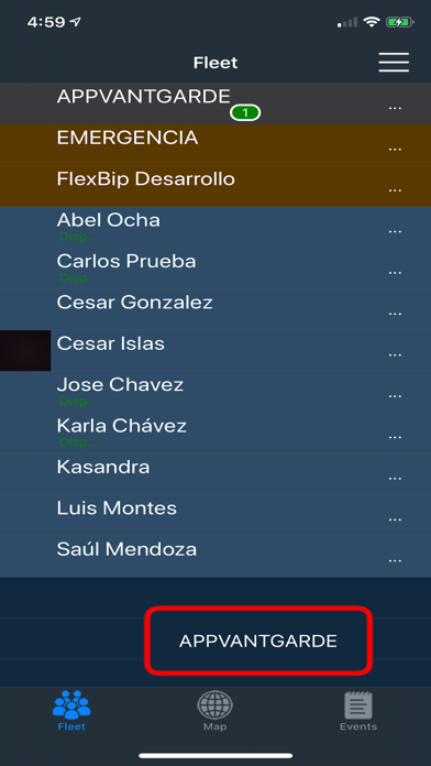 FlexBip iPhone screenshot