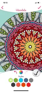 Mandala Coloring Book Pages screenshot #4 for iPhone