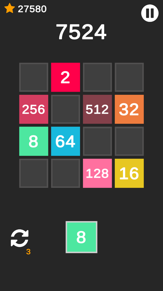 #3. M.N - Merge Numbers Puzzle (iOS) Podle: Dung Vu