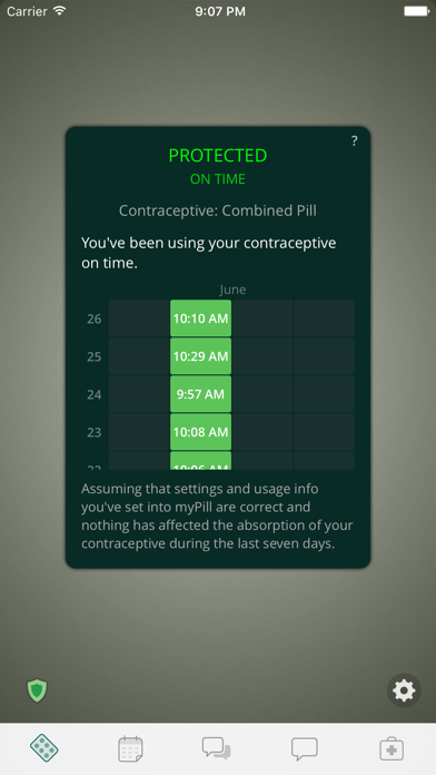Birth Control Pill Reminder § Screenshot