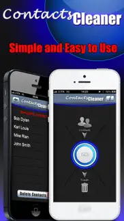 contacts cleaner pro ! iphone screenshot 1