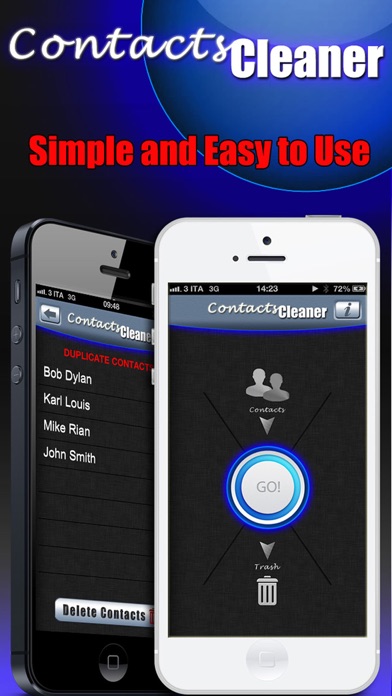 Contacts Cleaner Pro ! Screenshot
