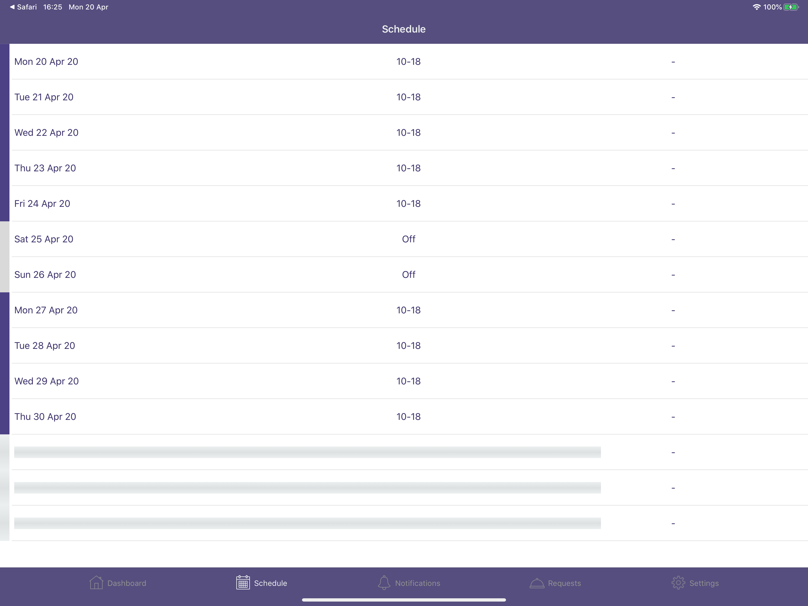 Smart Rota screenshot 15