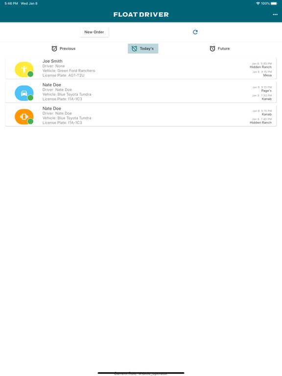 Screenshot #4 pour Float Driver Shuttle Services