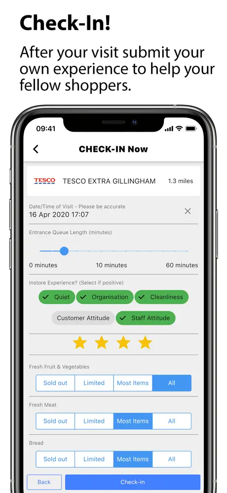 Supermarket Check In
