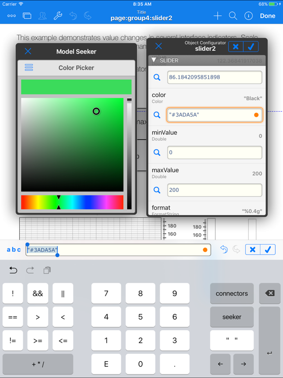 HMI Editor iPad screenshot 4 - Business app