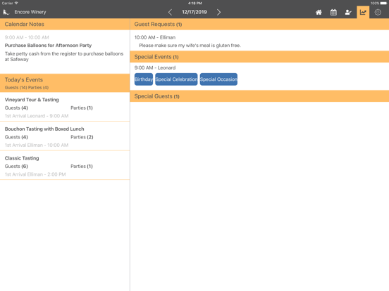 CellarPass Guest Link Pro iPad screenshot 9 - Food & Drink app
