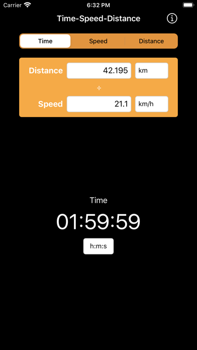 Screenshot #1 pour Time Speed Distance