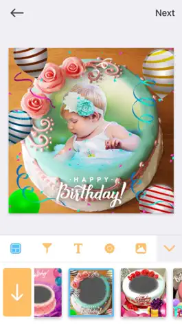 Game screenshot Birthday Photo Frame - Editor apk