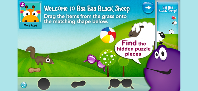 ‎Baa Baa Black Sheep - Song Screenshot