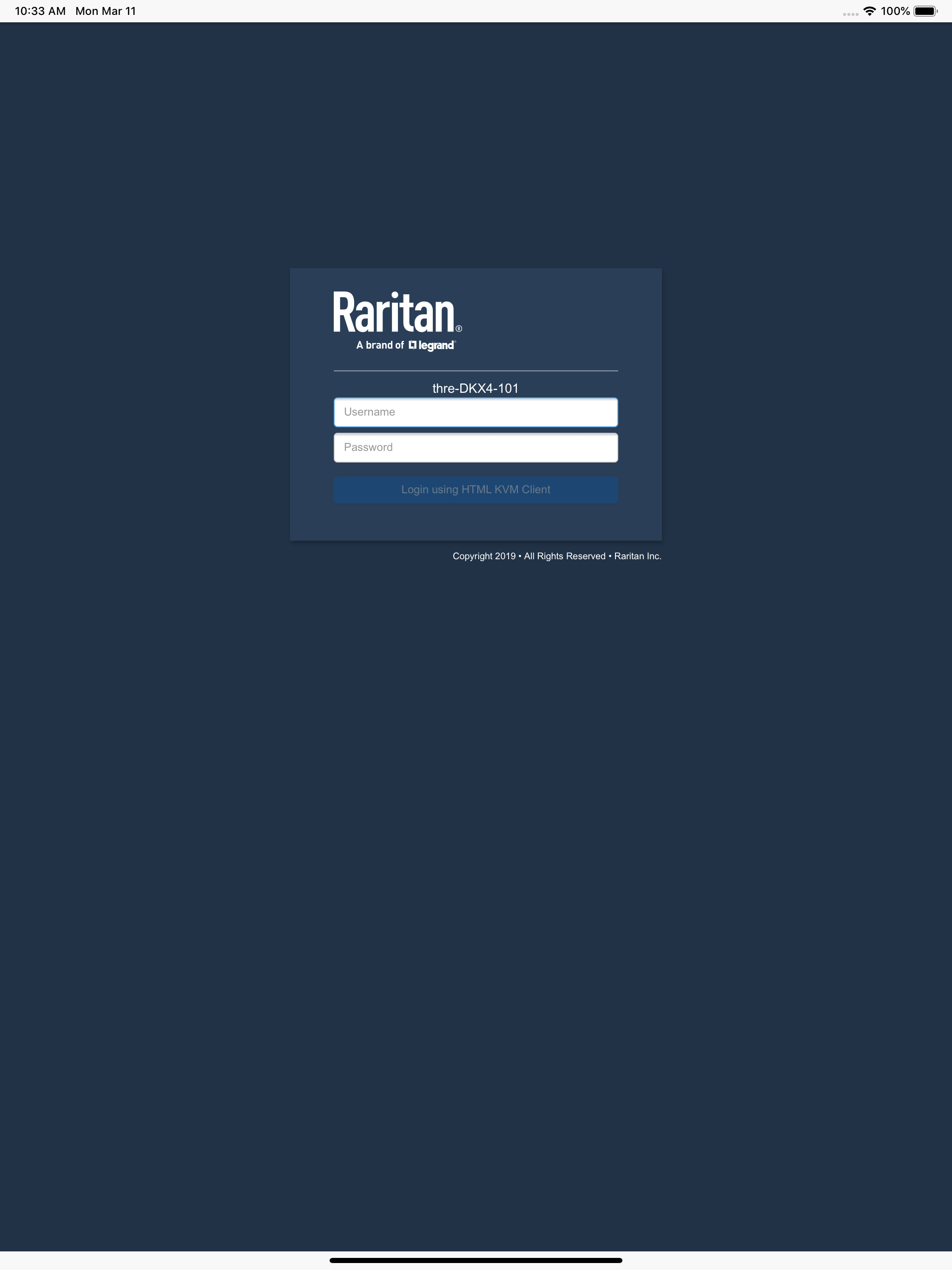 Raritan KVM