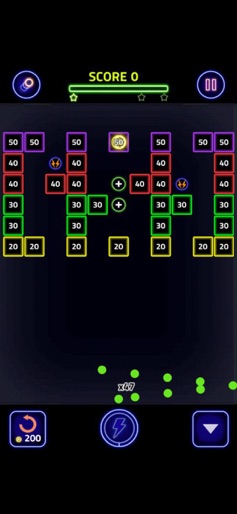 Brick Breaker Glow screenshot 6