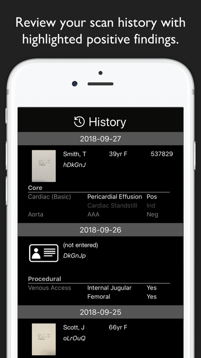 EchoLog - Ultrasound Logbook Screenshot
