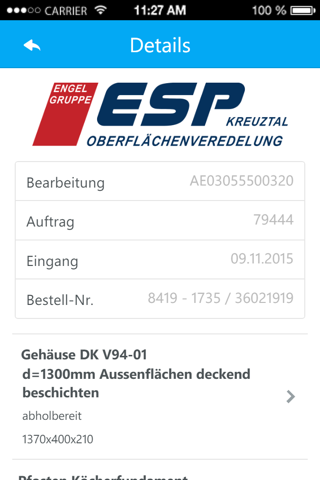 Engel-Gruppe PPS screenshot 3