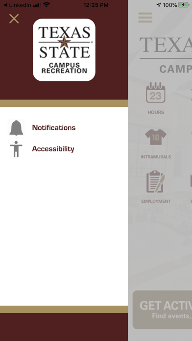 Texas State Campus Recreation Screenshot