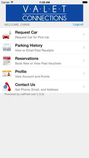 Valet Connections screenshot 2