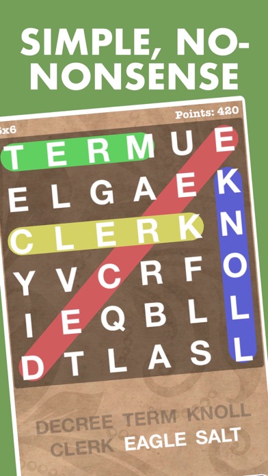 Screenshot #1 pour Stress Free Word Search