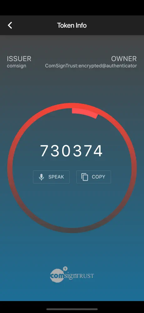 Comsign Authenticator