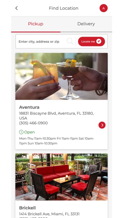 Novecento app Screenshot