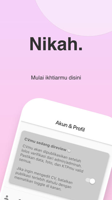 TLN - Ta'aruf Lalu Nikah iPhone screenshot