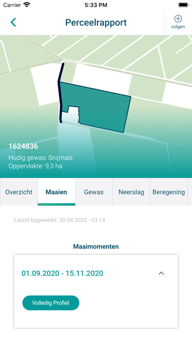Perceelwijzer Screenshot