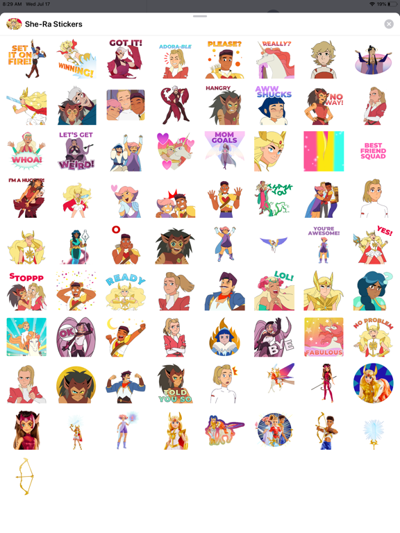 Screenshot #5 pour She-Ra Stickers
